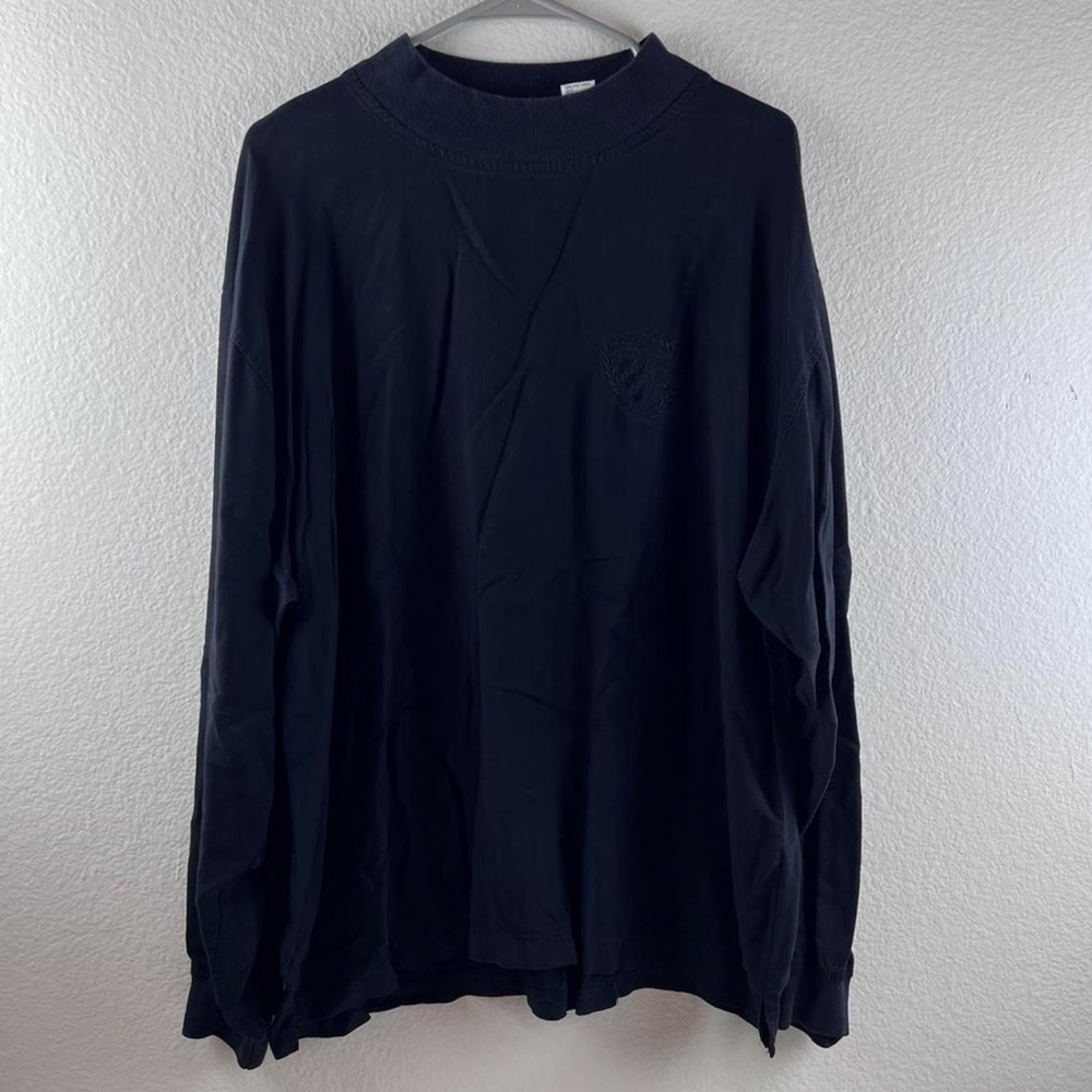 Vintage 80’s Cosi Collection Mock Neck Long Sleeve Shirt Size Large